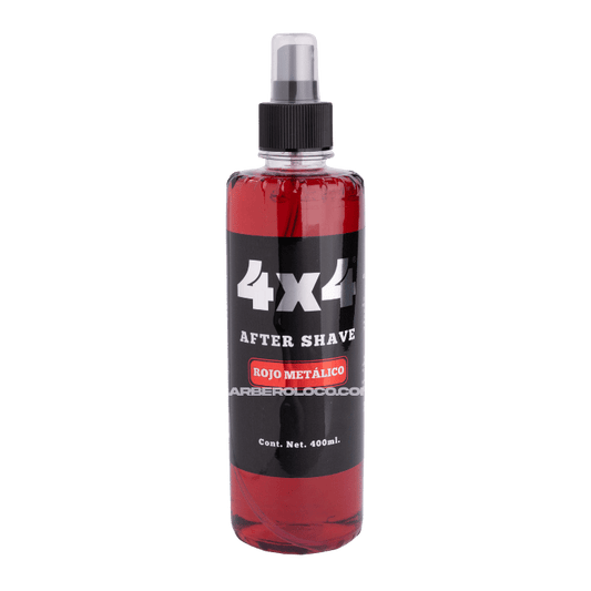 After Shave 4x4 Rojo Metálico 400 ml