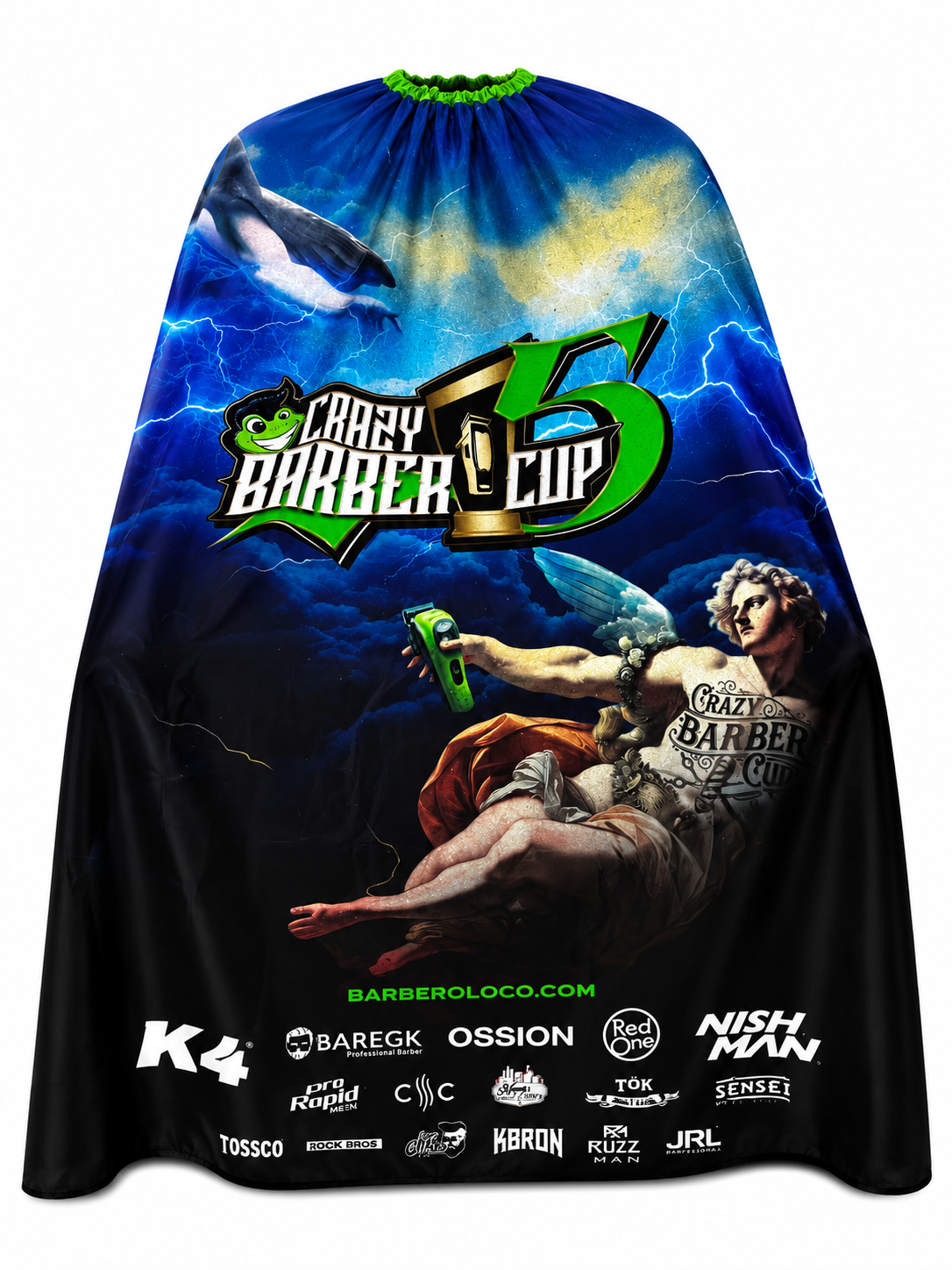 Capa Crazy Barber Cup Tatuaje