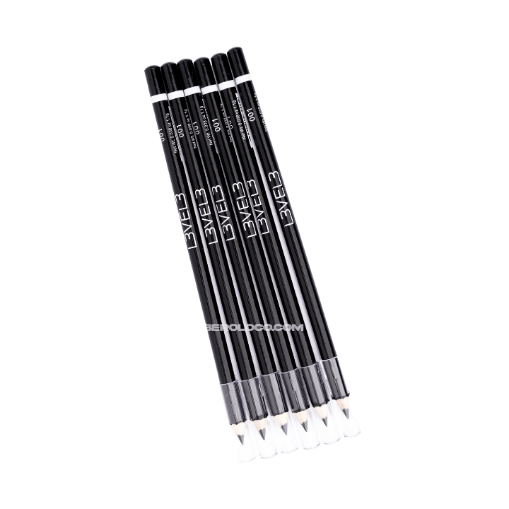 Lápices Delineadores de Color Negro  L3VEL3 (6 piezas)