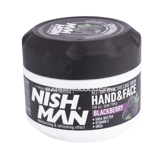 Crema Hidratante Manos y Cara Blackberry de Nishman 300 ml