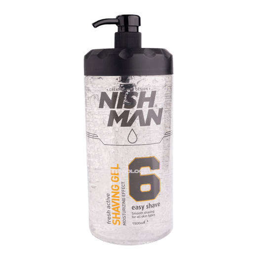 Gel para Afeitar NISHMAN Fresh Active 6 1500 ml