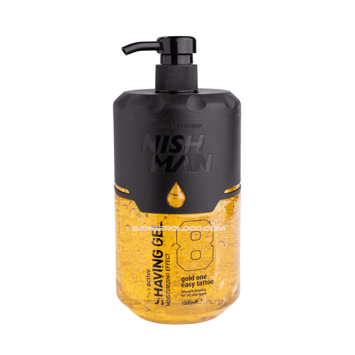 Gel de Afeitar NISHMAN Fresh Active Gold One 8 1000 ml