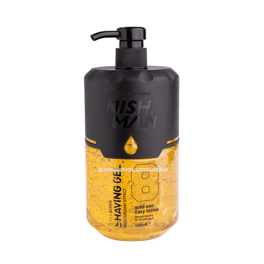 Gel de Afeitar NISHMAN Fresh Active Gold One 8 1000 ml