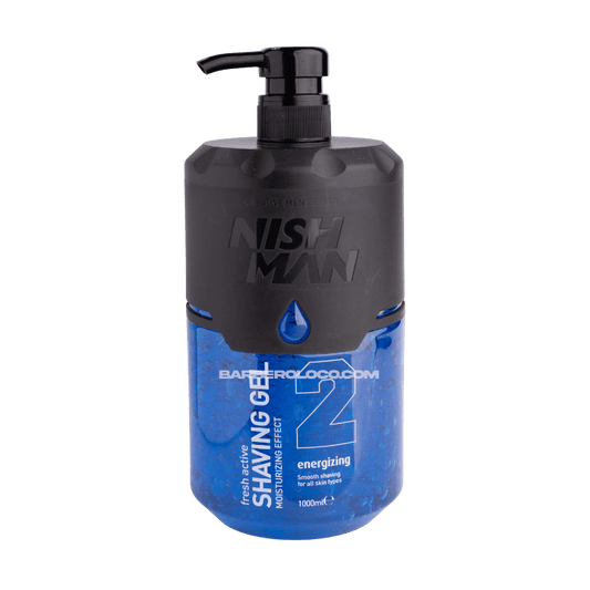 Gel de Afeitar NISHMAN Fresh Active Energizing 2 1000ml