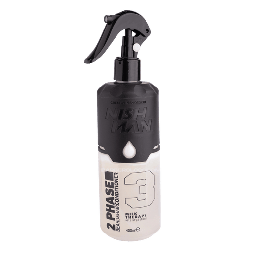 Acondicionador NISHMAN 3 para Barba y Cabello 03 Milk Therapy 400 ml