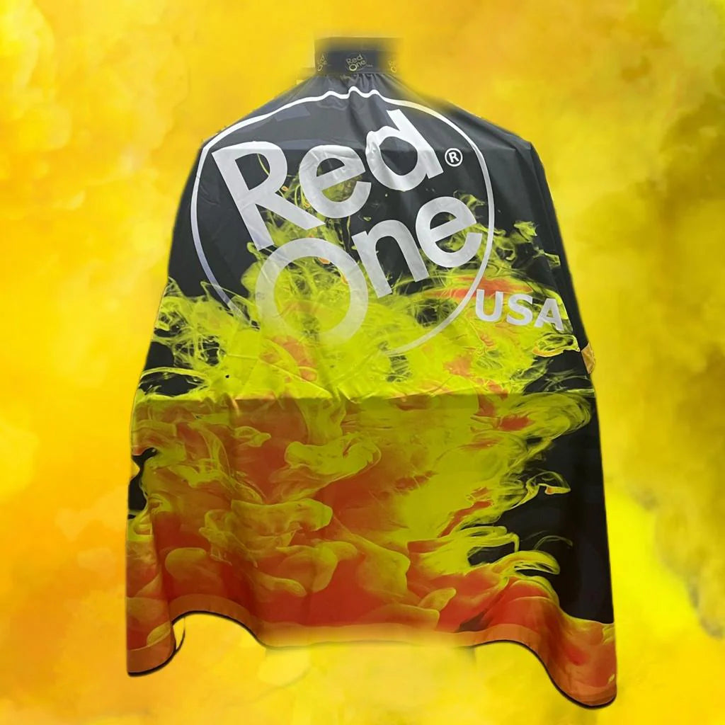 Red One Barber Capes