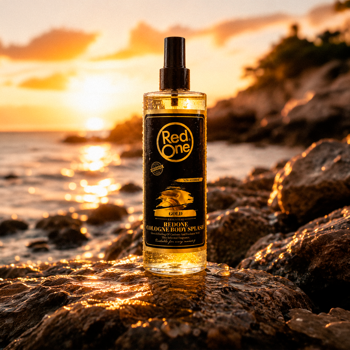 After Shave Splash Gold 400ml RED ONE