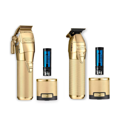 BaBylissPRO Combo FXONE Clipper + Trimmer – Color Dorado