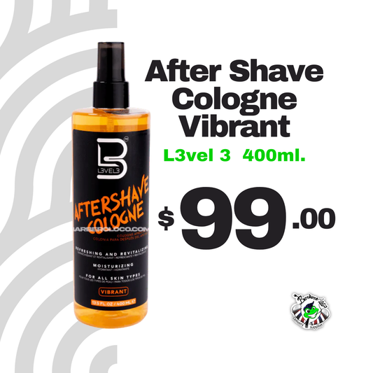 After Shave Cologne Vibrant L3VEL 3 400 ml