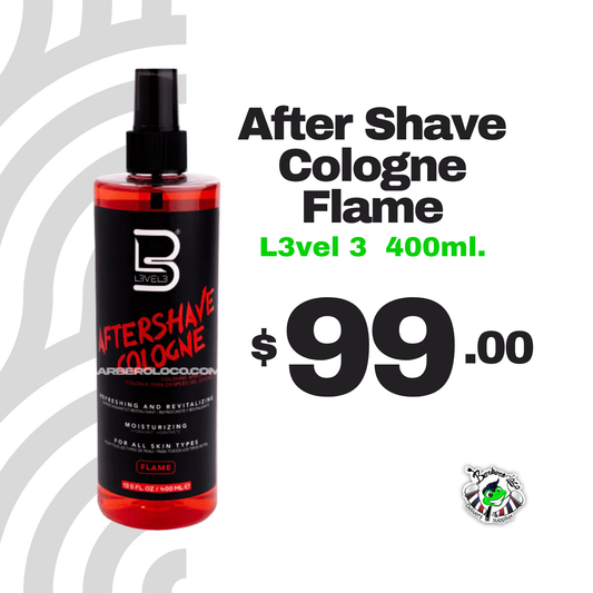 After Shave Cologne Flame L3VEL 3 400 ml