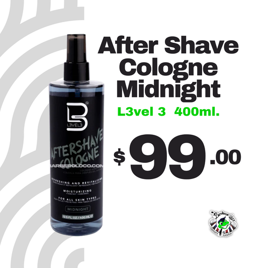 After Shave Cologne Midnight L3VEL3 400 ml