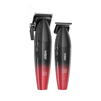 Combo VGR 640 Clipper y Trimmer Turbo 9000 RPM Red