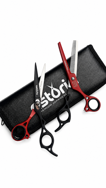 Tijeras Astoria Rojo/Negro 6"