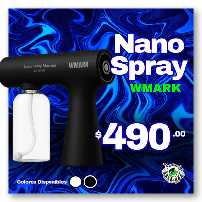Nano Spray Pulverizador Blanco y Negro