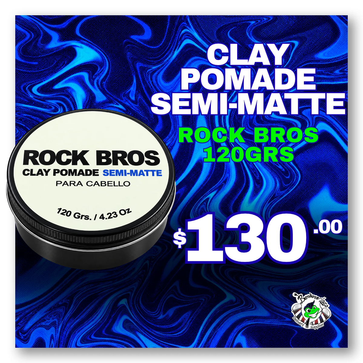 Clay Pomade Semi-Matte 120grs RockBros