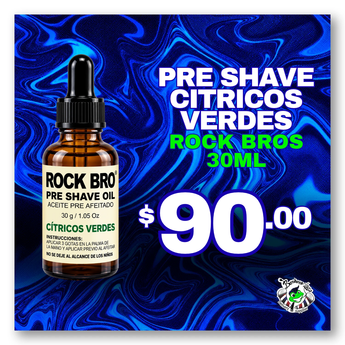 PreShave Citricos Verdes 30ml Rockbros