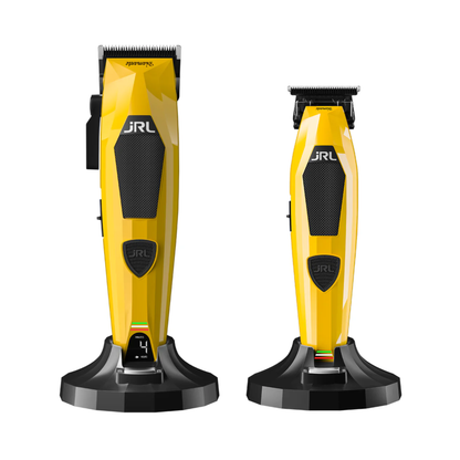 Combo Diamante JRL Clipper y Trimmer Motor Brushless Amarillo