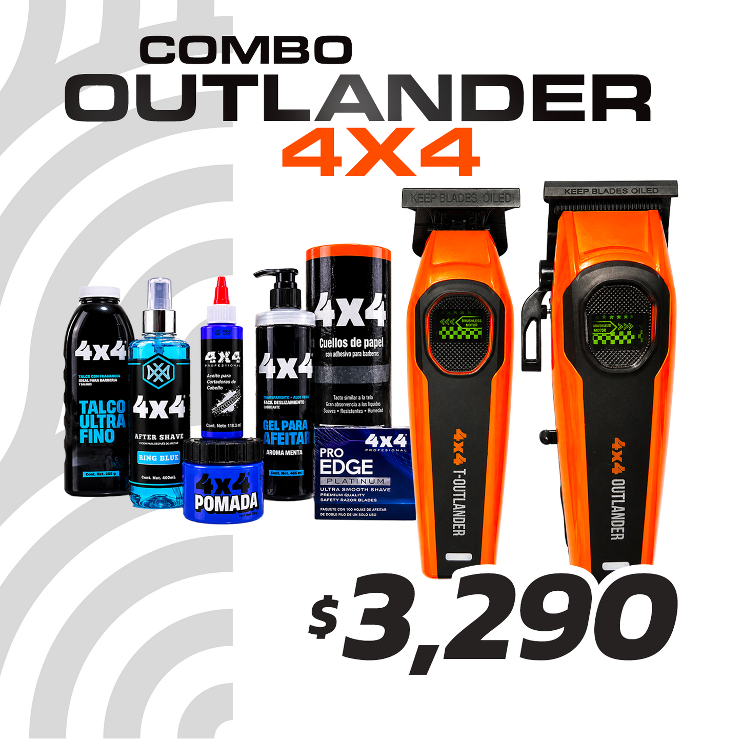 Combo Outlander - 4x4 Profesional