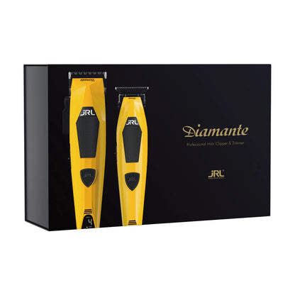Combo Diamante JRL Clipper y Trimmer Motor Brushless Amarillo