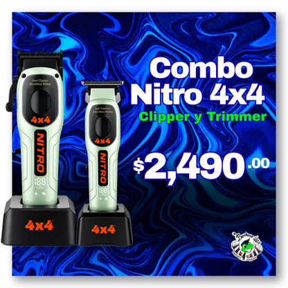 Combo Nitro 4x4 Clipper & Trimmer