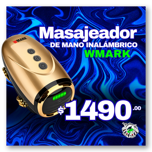 Masajeador de mano Inalámbrico Ultra premium WMARK NG-SM001