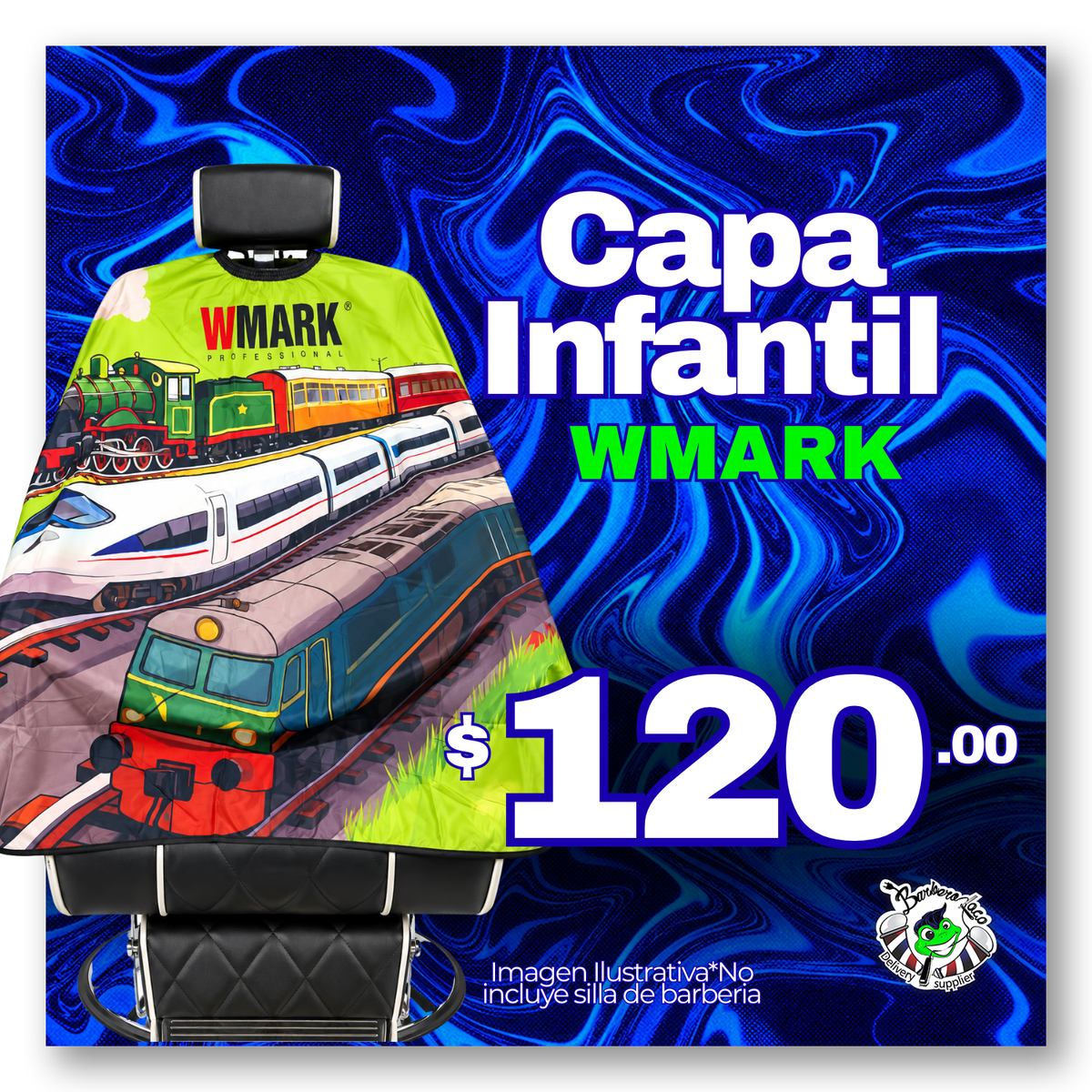 Capa de Corte Infantil Tren WMARK