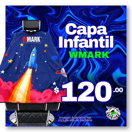 Capa de Corte Infantil Cohete WMARK