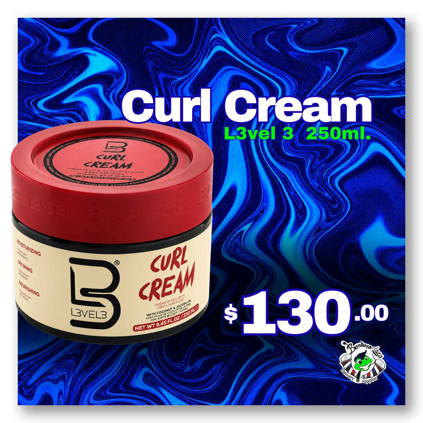 Curl Cream 250ml L3vel 3