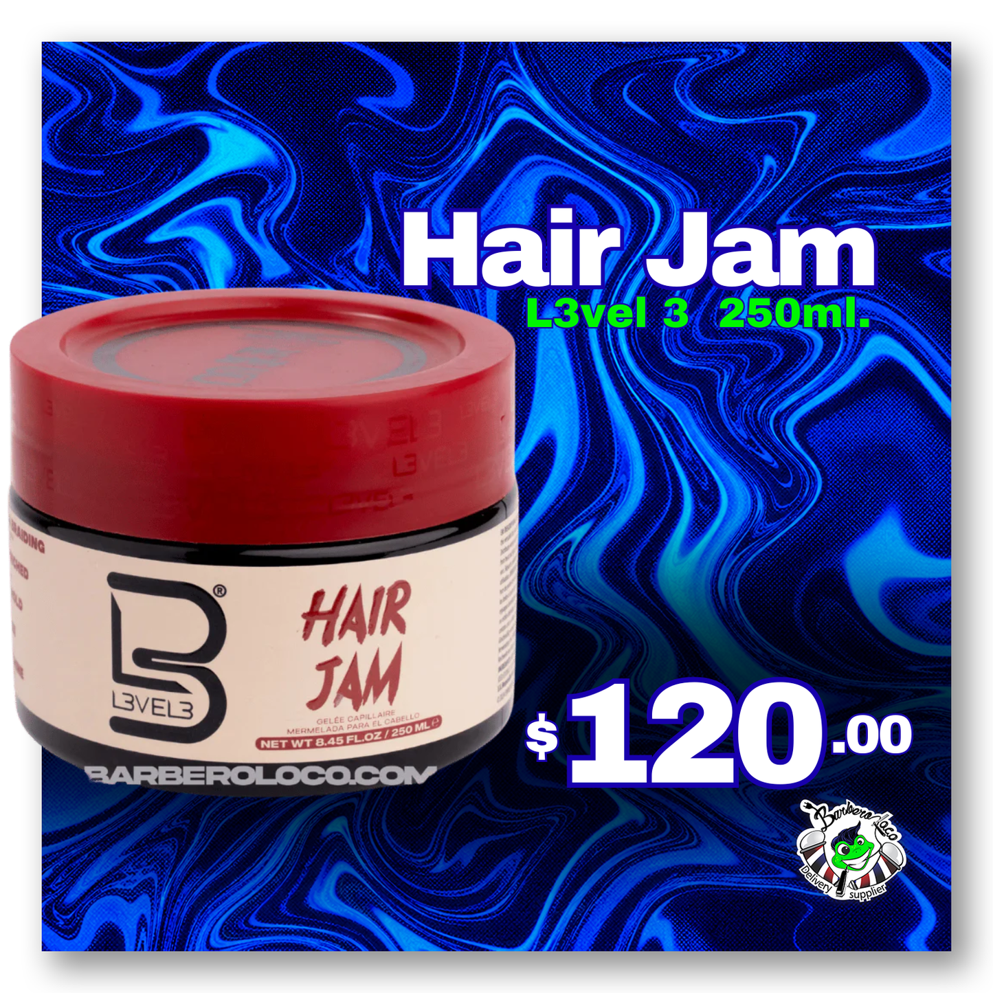 Hair Jam L3VEL 3 250 ml