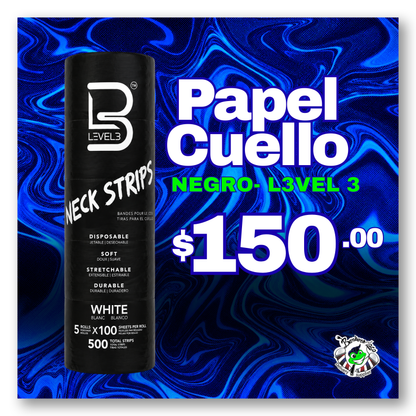 Papel Cuello Negro L3VEL 3