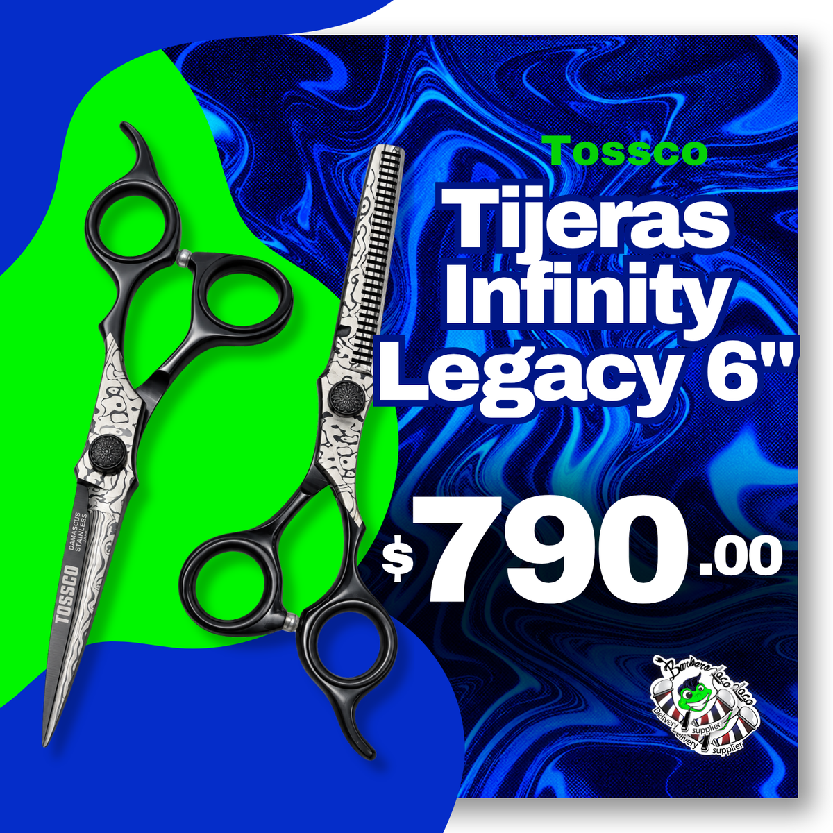 Tijeras Infinity Legacy Black 6"