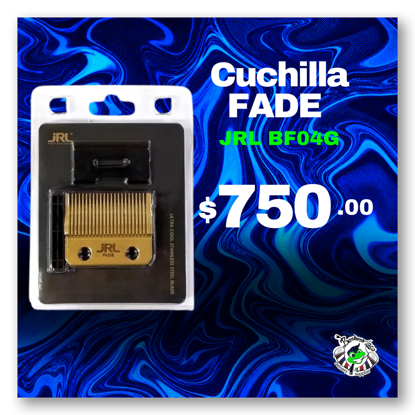 Cuchilla JRL fade gold
