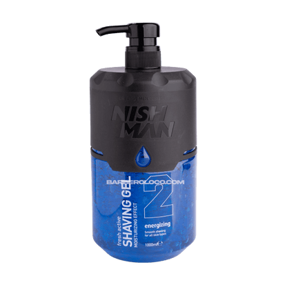Gel de Afeitar NISHMAN Fresh Active Energizing 2 1000ml
