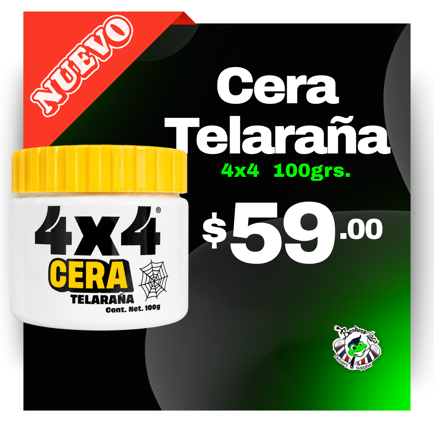 Cera Telaraña Plátano 4x4 100g