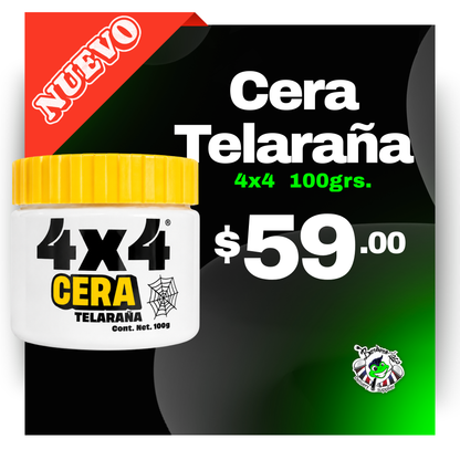 Cera Telaraña Plátano 4x4 100g