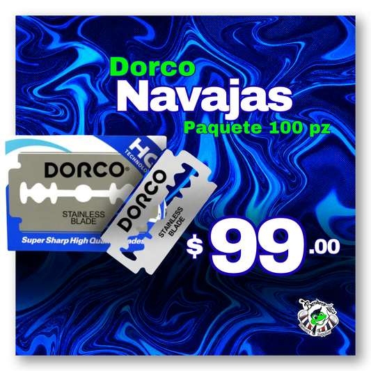 Paquete de Navajas Dorco 100 pz