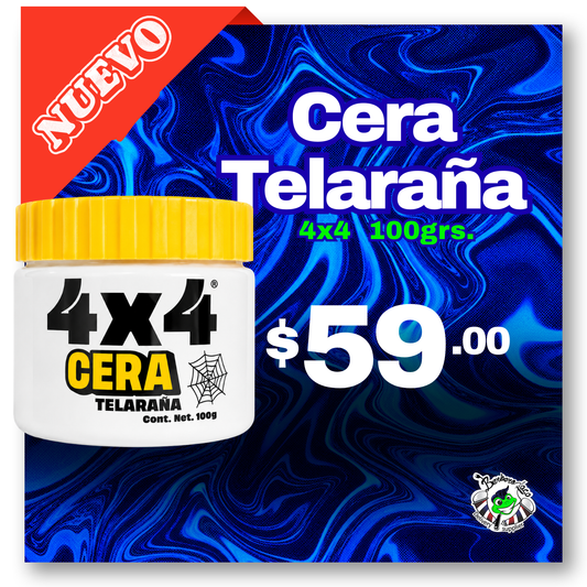 Cera Telaraña Plátano 4x4 100g
