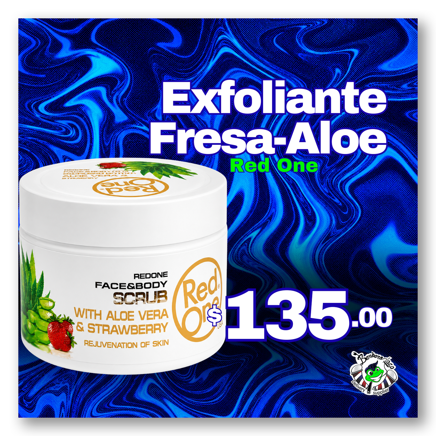 Exfoliante Red One Fresa-Aloe Vera