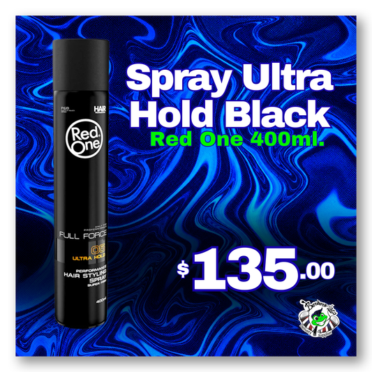 Spray Ultra Hold Black 400ml RED ONE