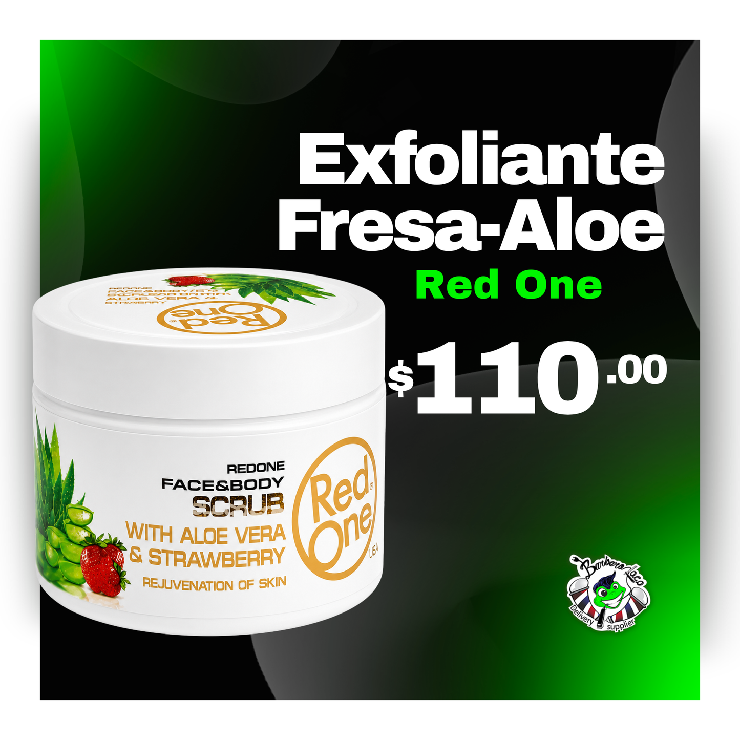 Exfoliante Red One Fresa-Aloe Vera