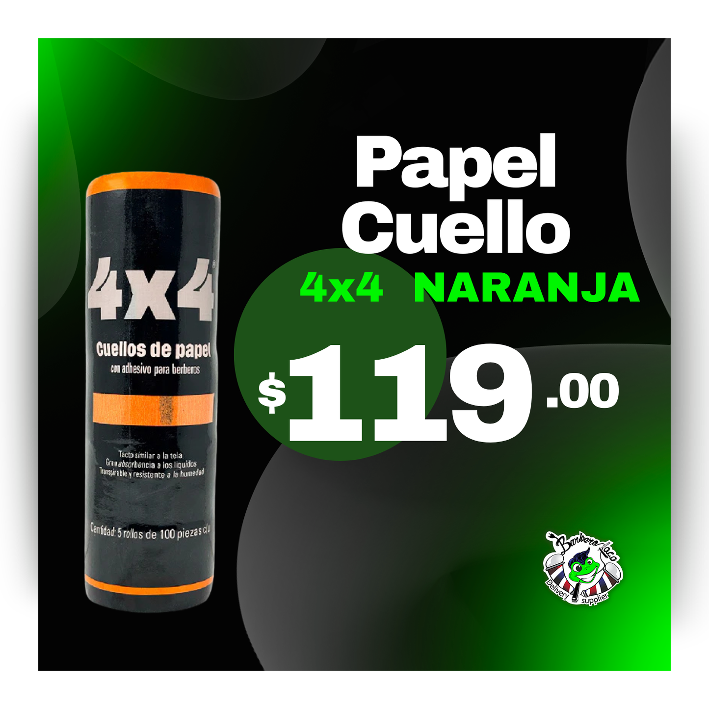 Papel De Cuello Naranja