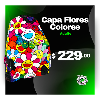 Capa Flores Adulto