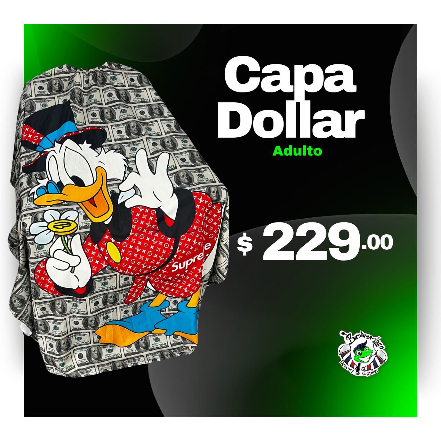 Capa Dollar Adulto