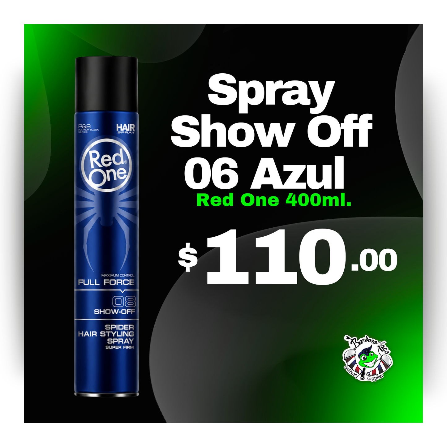 Spray Show Off 06 Azul 400ml RED ONE