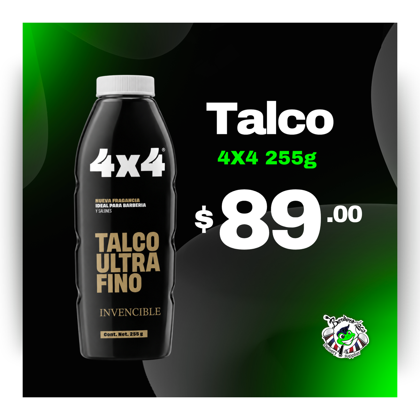 Talco Invencible 255g 4x4