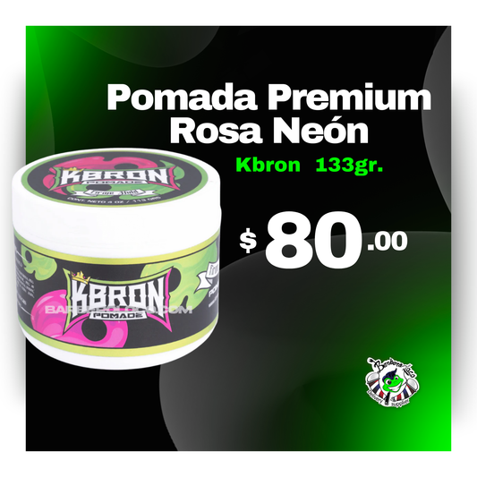 Pomada Premium Rosa Neon Kbron 133 g