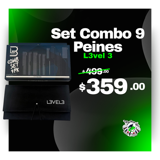 Set Combo 9 Peines L3VEL 3