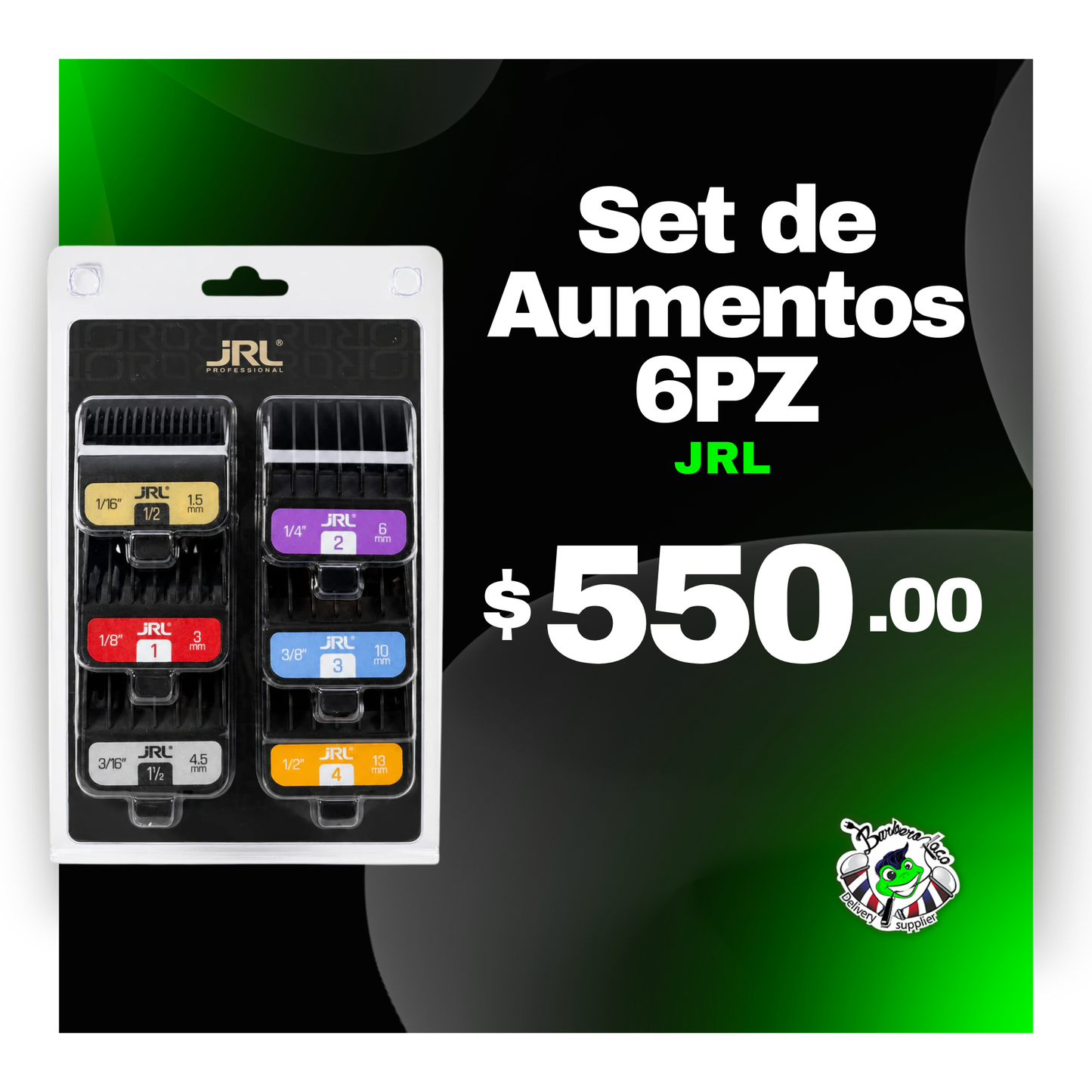 Set de Aumentos 6pz JRL