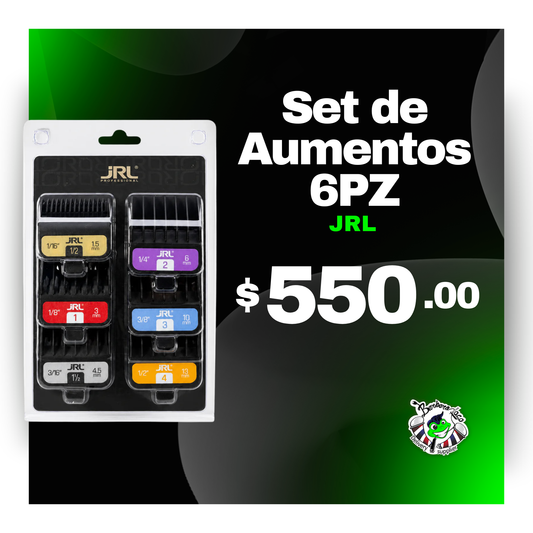 Set de Aumentos 6pz JRL