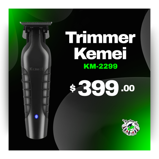 Kemei Trimmer Maquina Black KM-2299